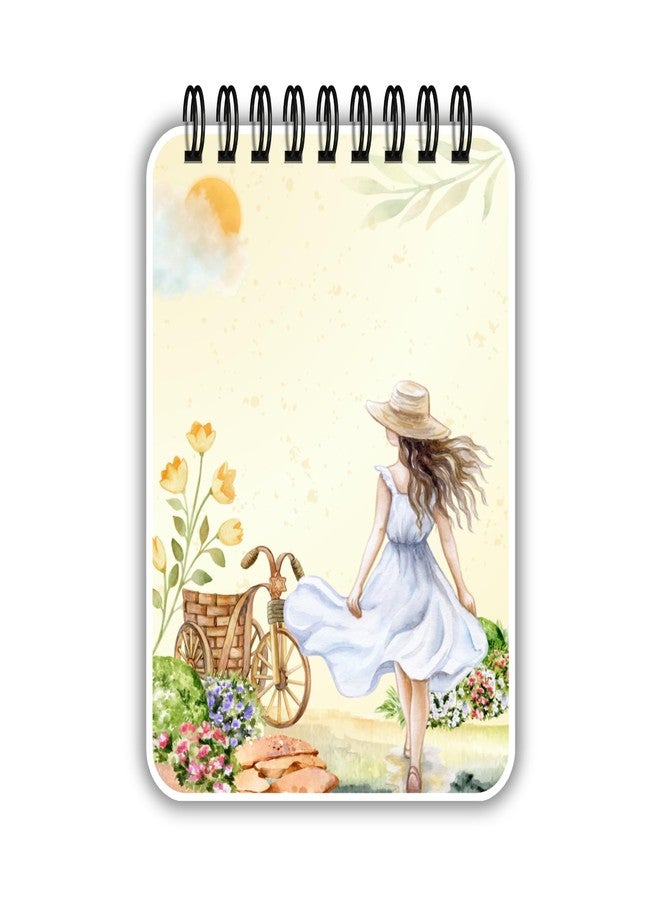 EKDALI A5 Wiro Spiral Sketch Sketchbook for Drawing and Sketching | 150 GSM Paper | Illustrated Cover Best Gift for Women - Image 1